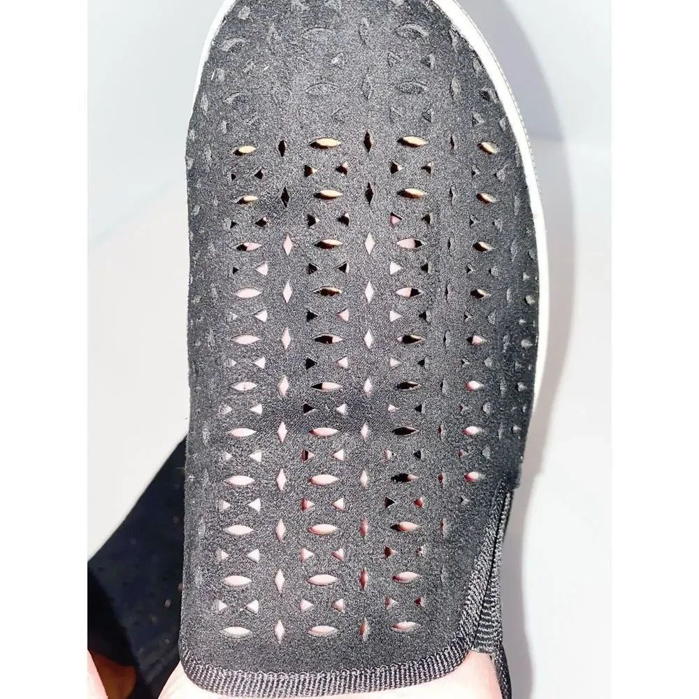 Croft & Barrow Tracey Slip On Sneaker Shoes Black Ortholite Women’s Size 7.5 - Picture 10 of 11